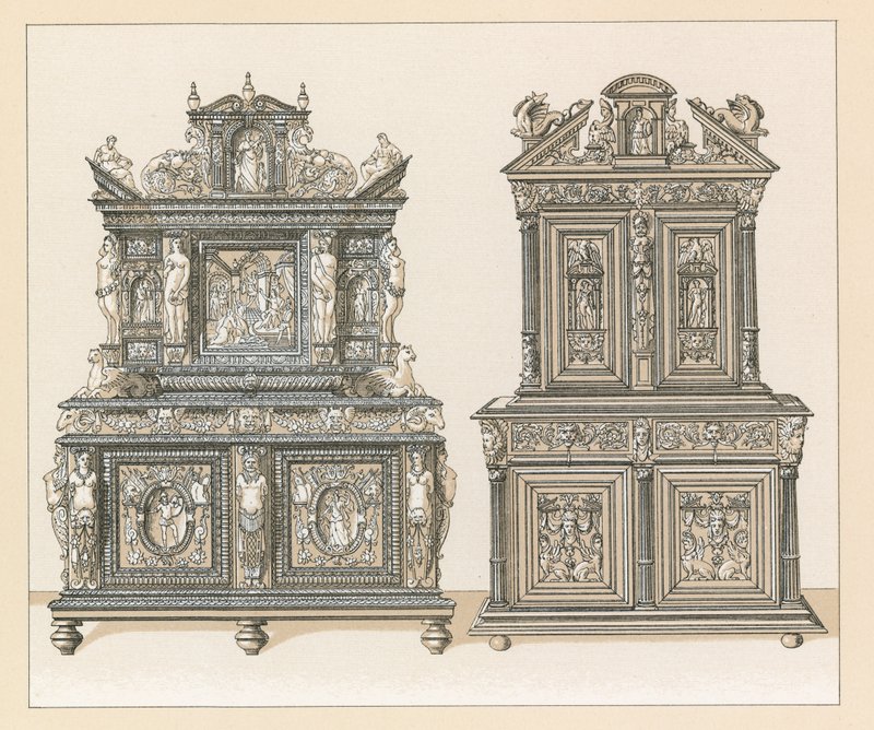 Europa XVI-XVIIth Cent Dräkt av French School