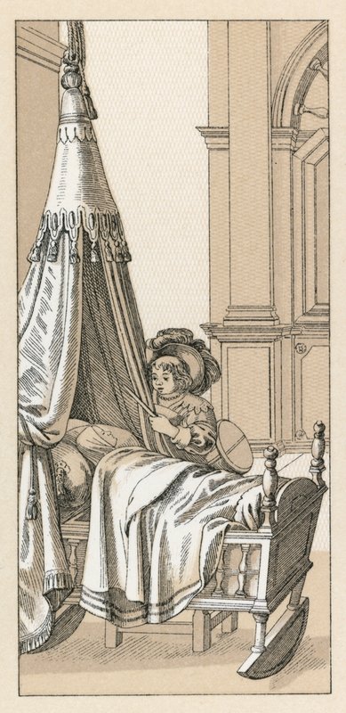 Europa XVIIth Cent Dräkt av French School