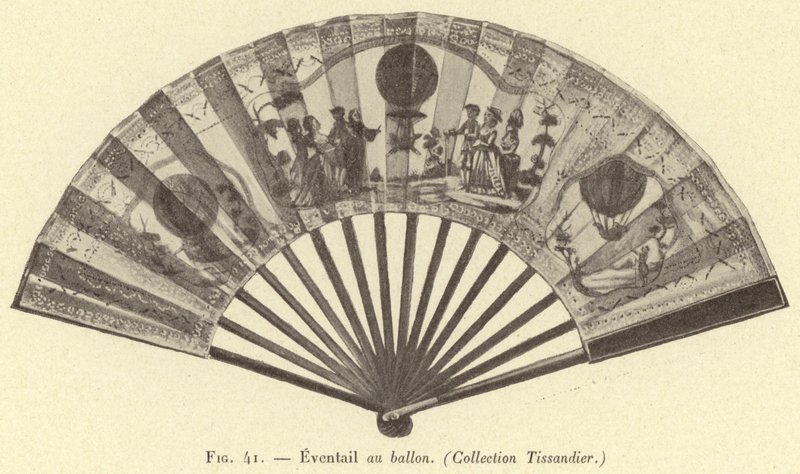 Bollfläkt, (Tissandier Collection) av French School