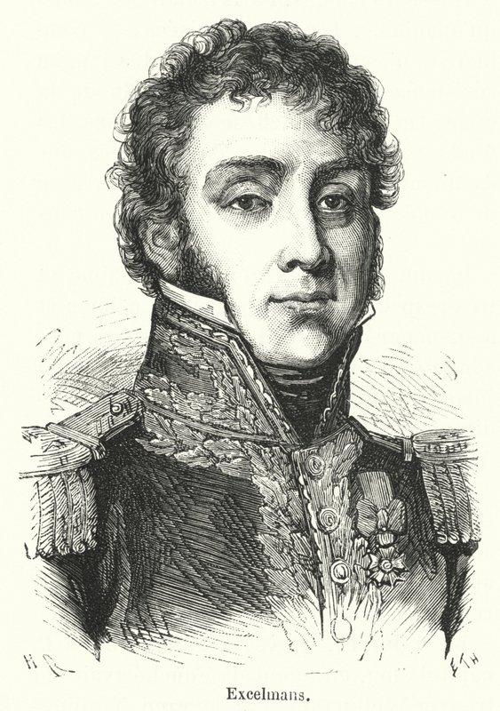 Excelmans (gravyr) av French School