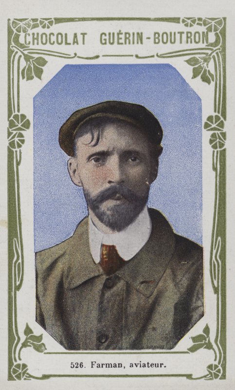 Farman, flygare (färgad bild) av French School