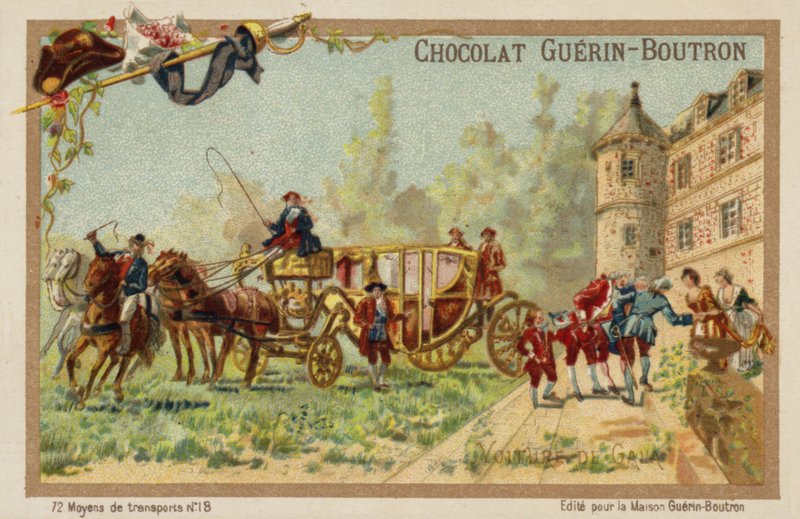 Festivalcoach (chromolitho) av French School