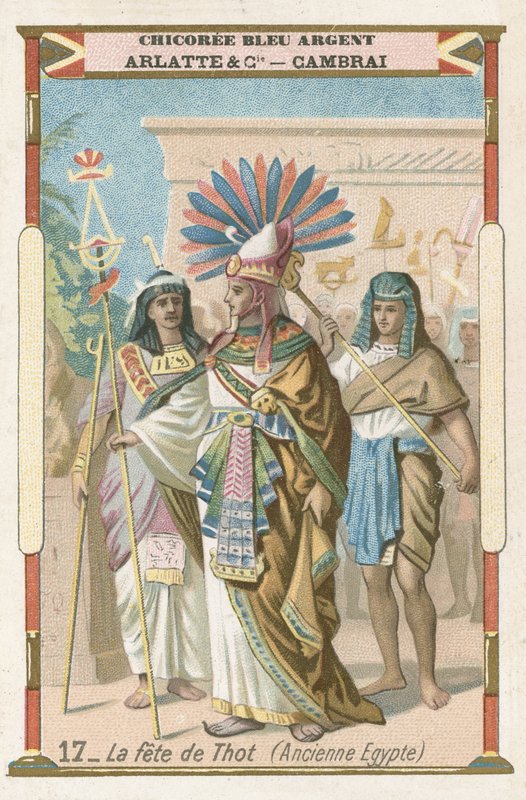 Festivalen i Thoth, forntida Egypten av French School
