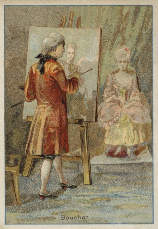 Francois Boucher, fransk målare av French School