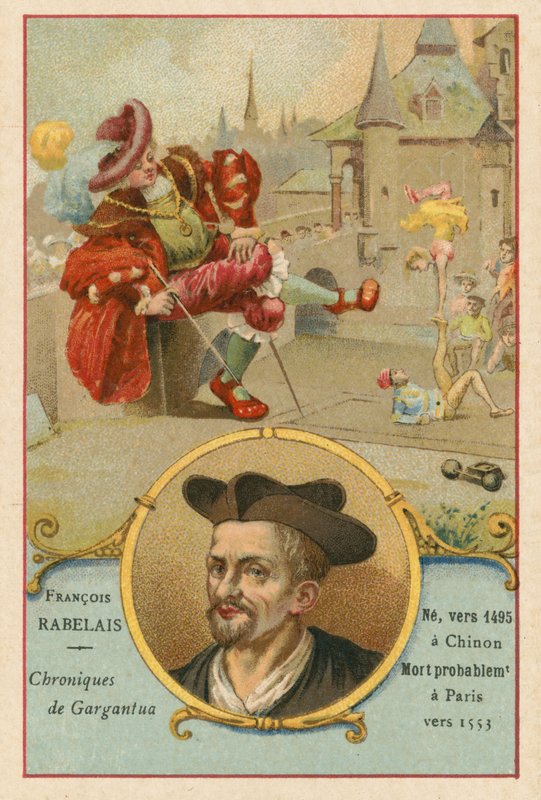 Francois Rabelais, fransk författare av French School