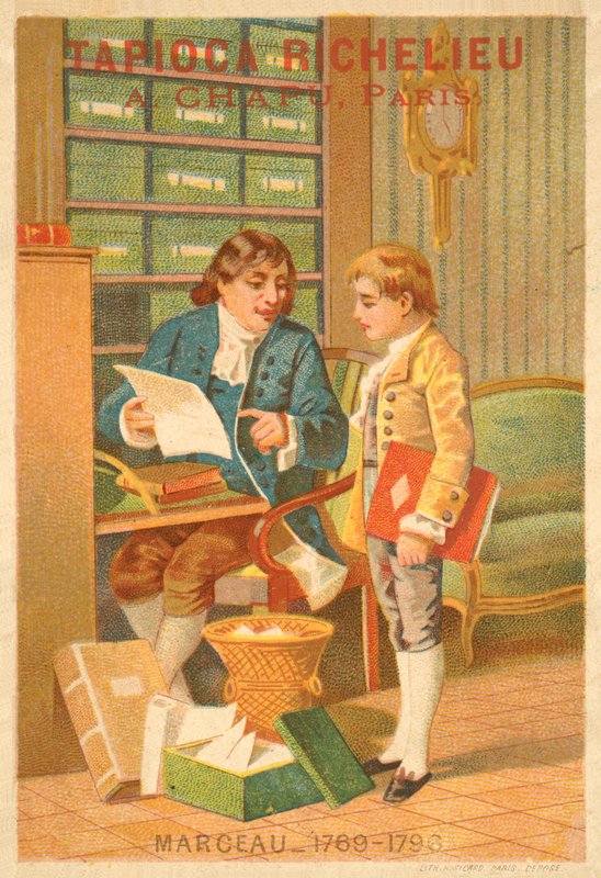 Francois Severin Marceau-Desgraviers, fransk general (chromolitho) av French School