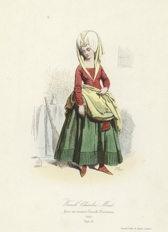 Fransk kammarpiga, 1400-talet av French School