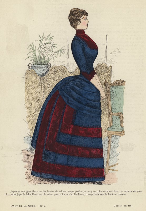 Fransk modetavla, 1885-86 av French School