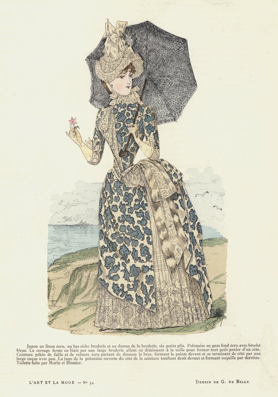 Fransk modetavla, 1885-86 av French School