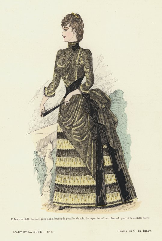 Fransk modetavla, 1885-86 av French School