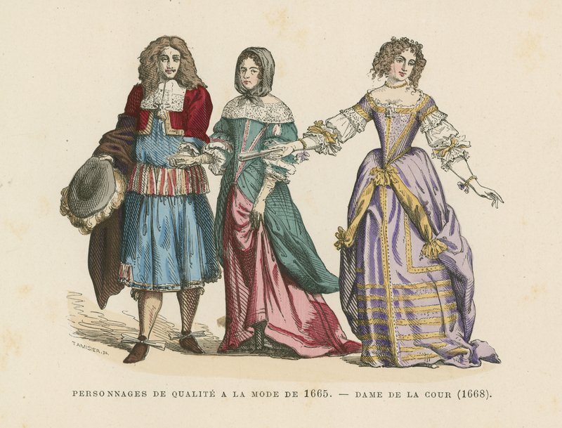 Franskt mode, 1600-talet av French School