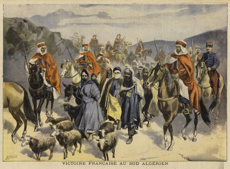Fransk seger i södra Algeriet, 1897 av French School