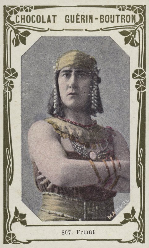Friant (färgad bild) av French School