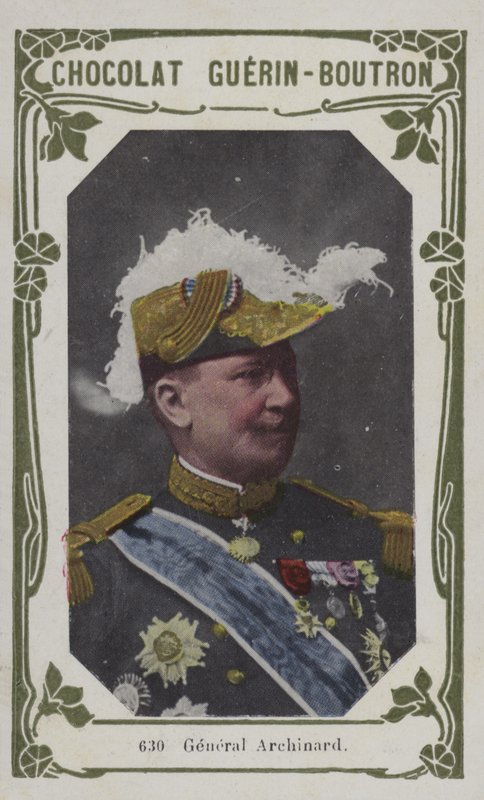 General Archinard (färgad bild) av French School