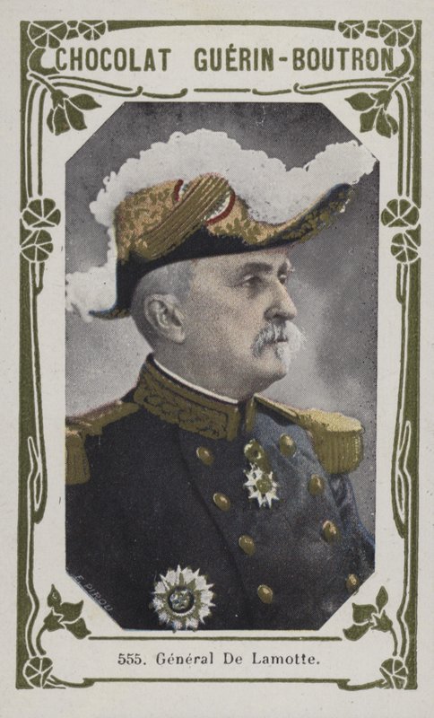 General De Lamotte (färgad bild) av French School