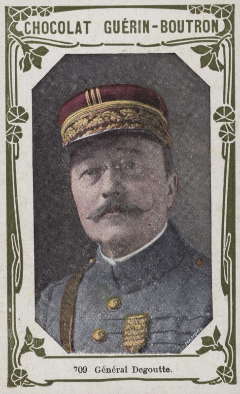 General Degoutte (färgad bild) av French School
