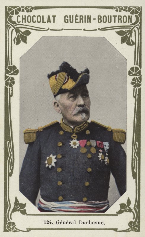 General Duchesne (färgad bild) av French School