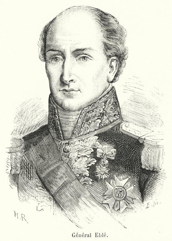 General Eble (gravyr) av French School
