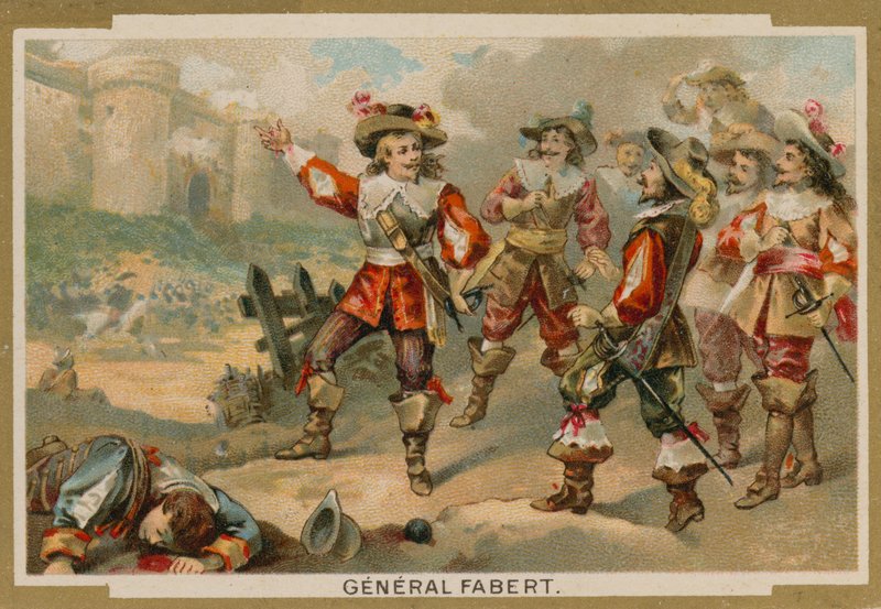 General Fabert, fransk soldat från 1600-talet av French School