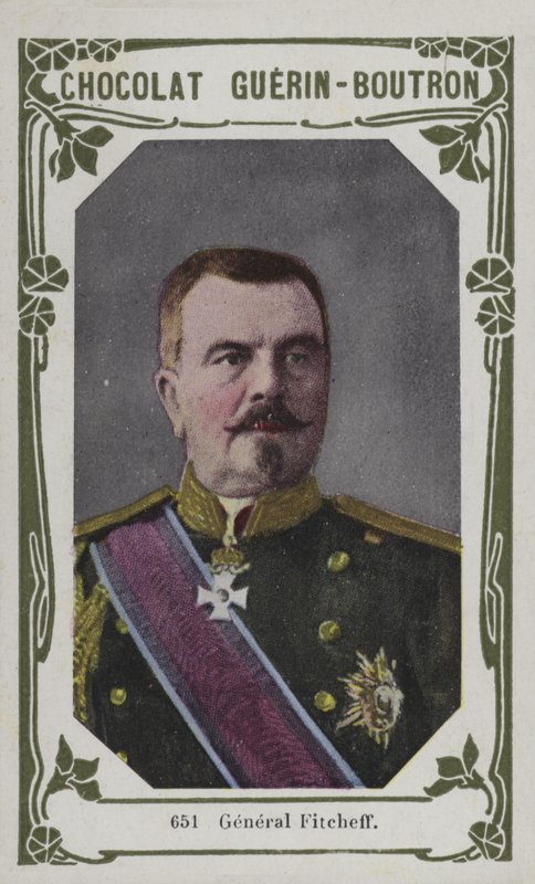 General Fitcheff (färgad bild) av French School
