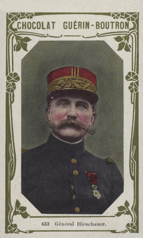 General Hirschauer (färgad bild) av French School