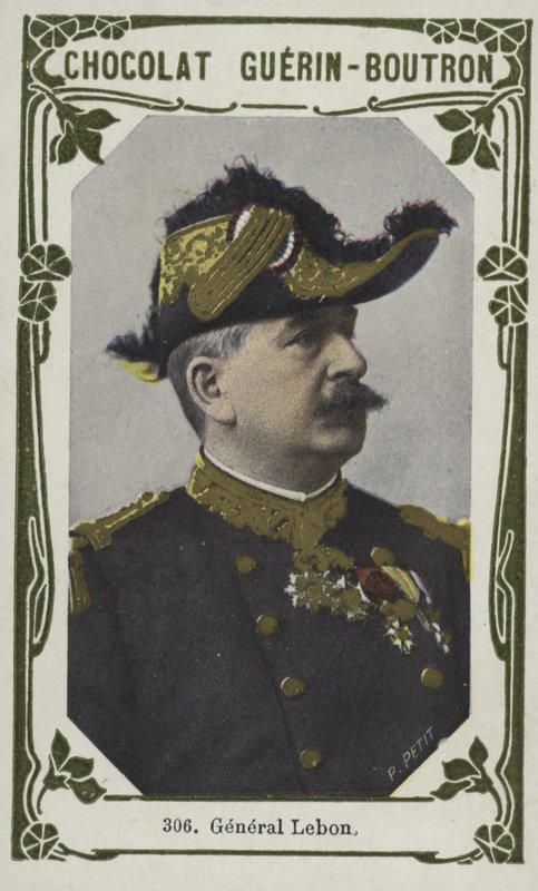 General Lebon (färgad bild) av French School