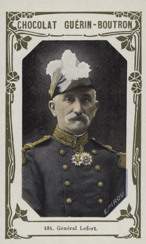 General Lefort (färgad bild) av French School