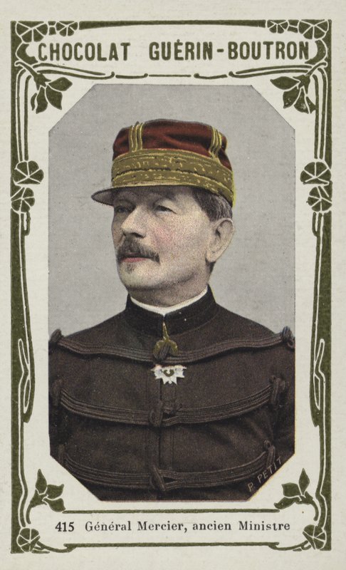 General Mercier, tidigare minister (färgad bild) av French School