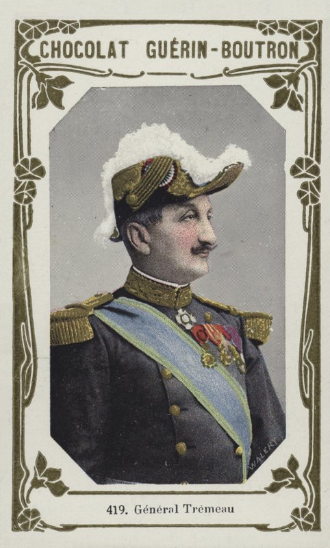 General Tremeau (färgad bild) av French School