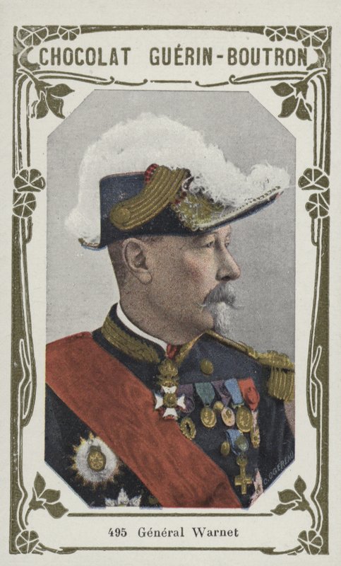 General Warnet (färgad bild) av French School
