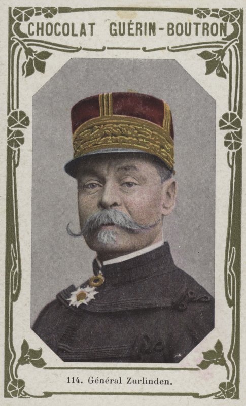 General Zurlinden (färgad bild) av French School