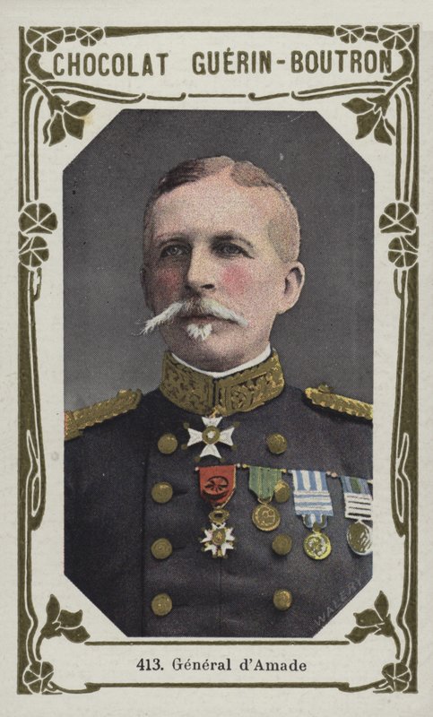 General dAmade (färgat foto) av French School