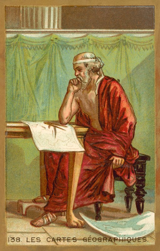 Geografiska kartor (chromolitho) av French School
