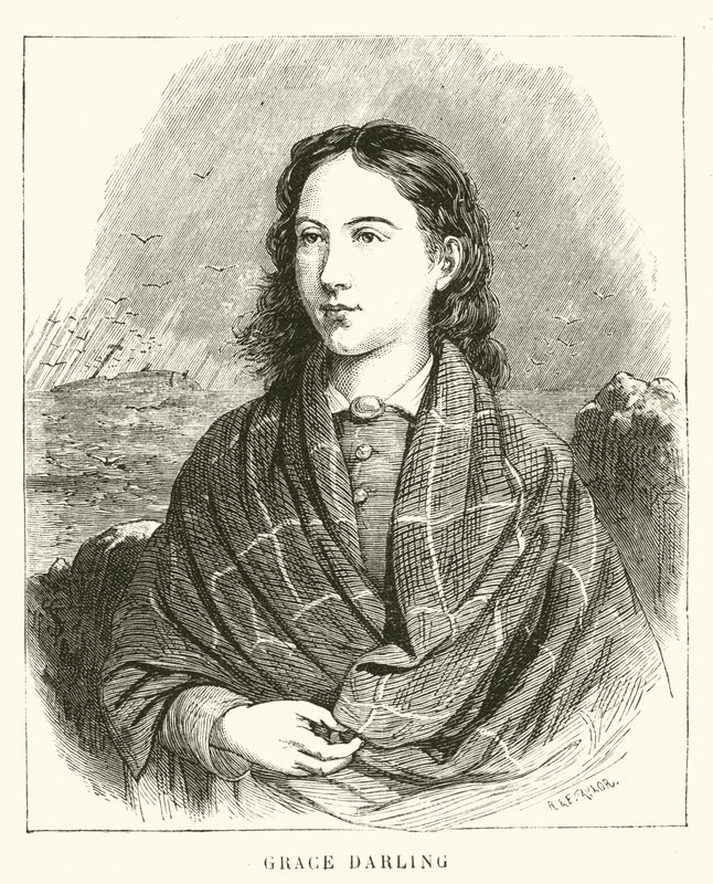 Grace Darling (gravyr) av French School