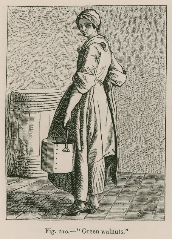 Gröna valnötter av French School