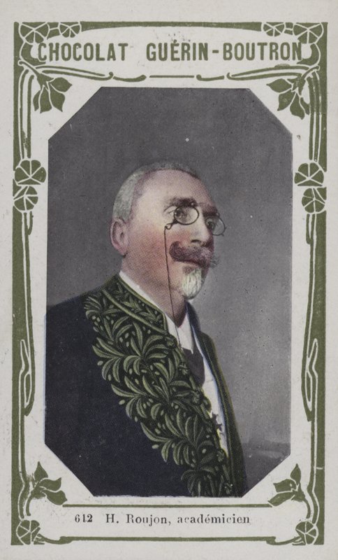 H Roujon, academicien (färgad bild) av French School