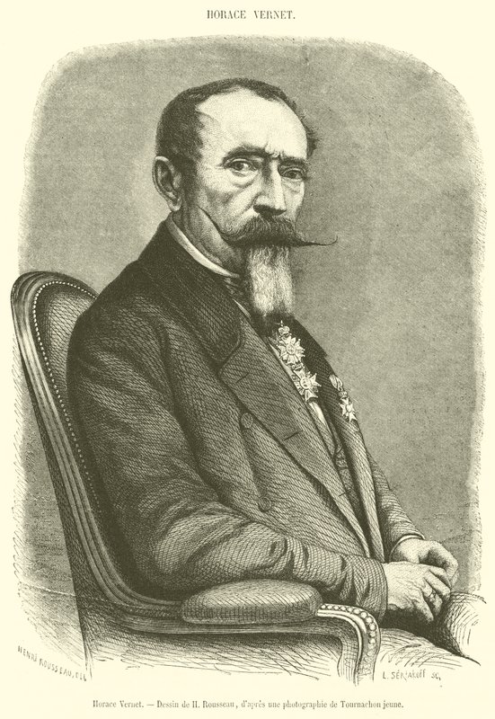 Horace Vernet (gravyr) av French School