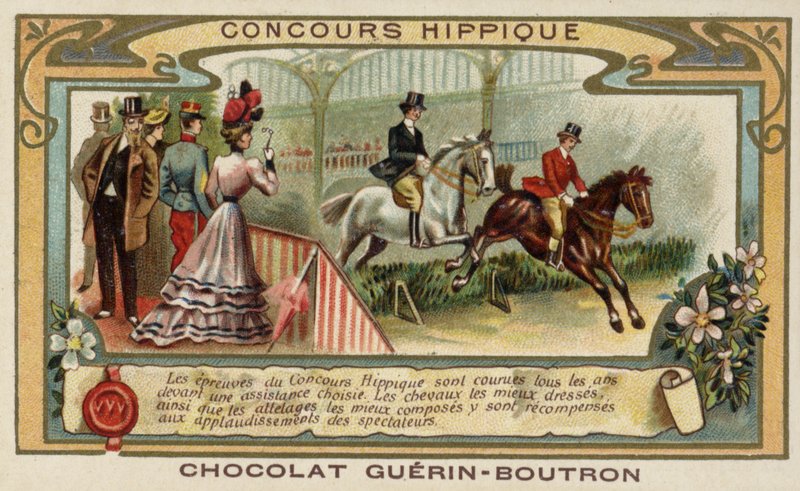 Horse show (chromolitho) av French School