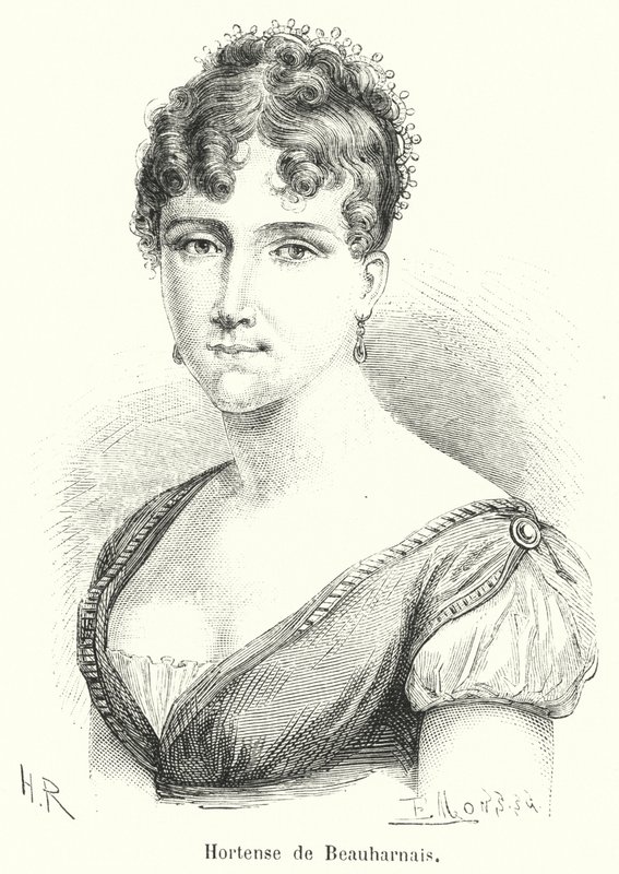 Hortense de Beauharnais (gravyr) av French School