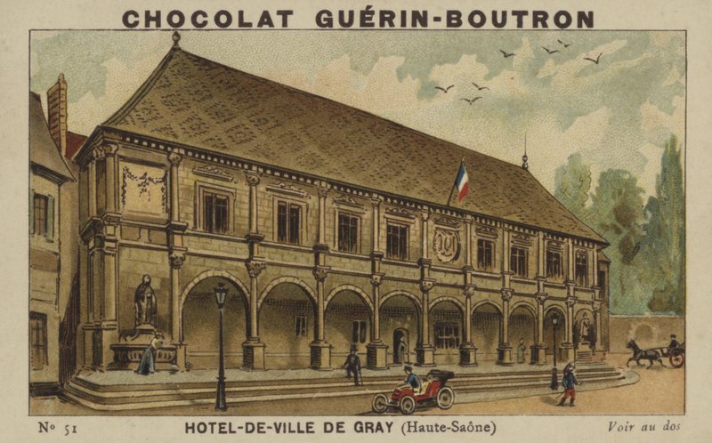 Rådhuset i Gray, Haute-Saone av French School