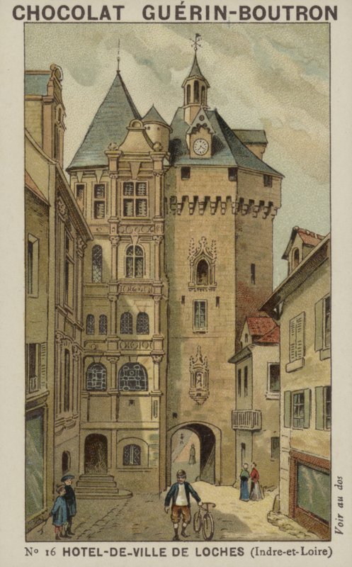 Rådhuset i Loches, Indre-et-Loire av French School