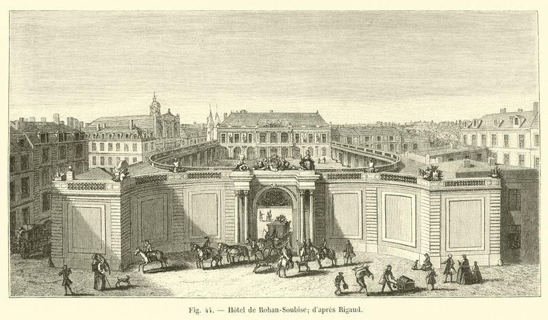 Hotel de Rohan-Soubise; efter Rigaud av French School