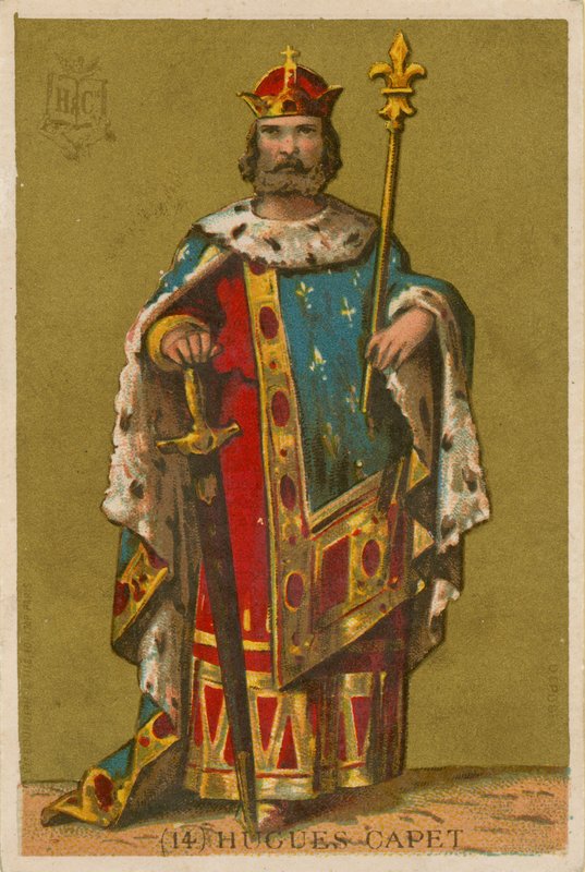 Hugh Capet av French School
