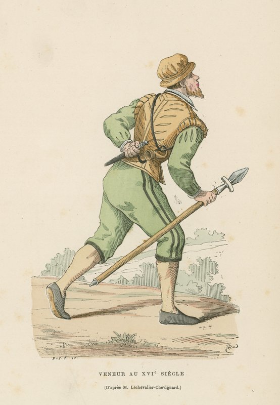 Huntsman, 1500-talet av French School