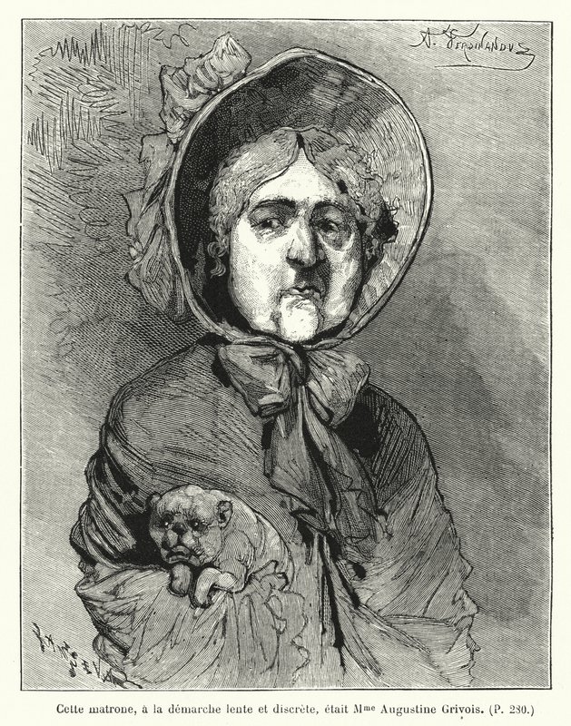Illustration för Le Juif Errant (gravyr) av French School