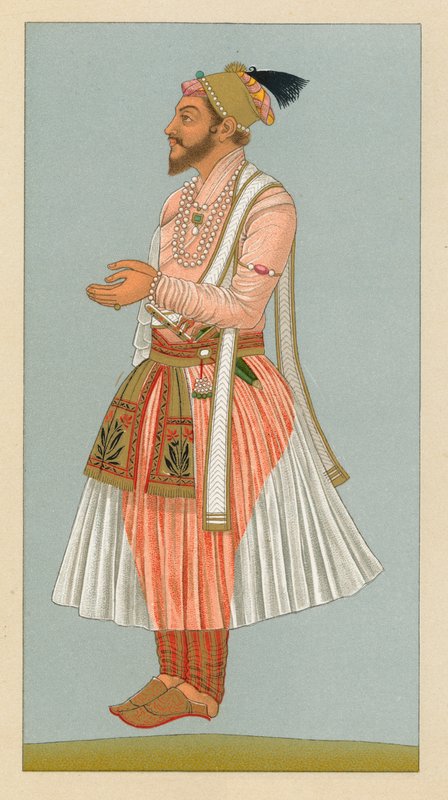 Indien kostym av French School