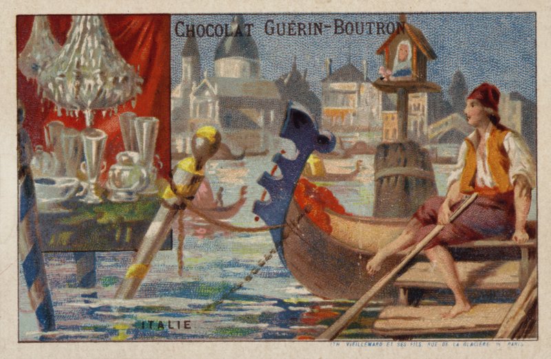 Italien (chromolitho) av French School
