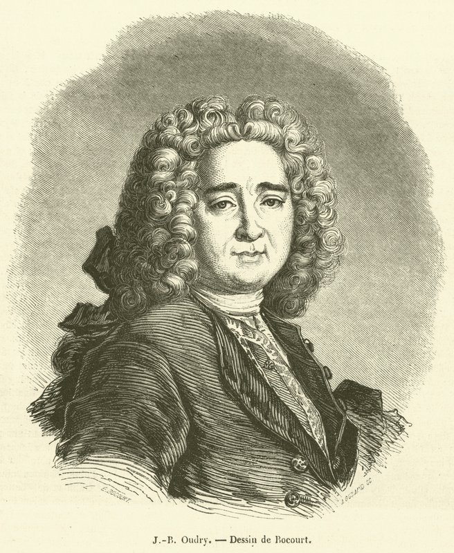 J-B Oudry (gravyr) av French School