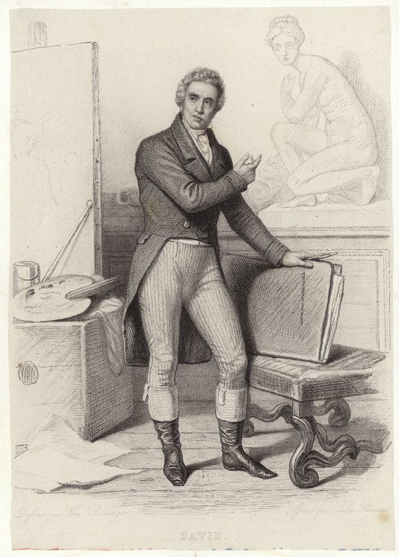 Jacques-Louis David, fransk målare av French School