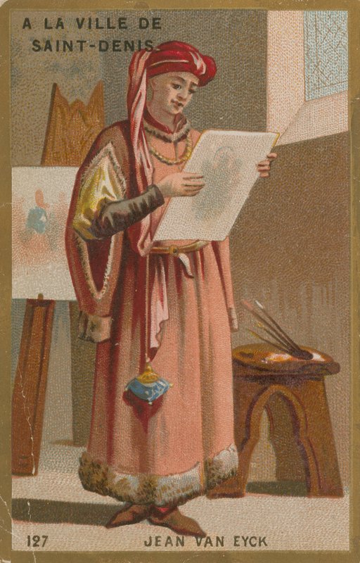 Jan van Eyck, flamländsk målare från 1400-talet av French School